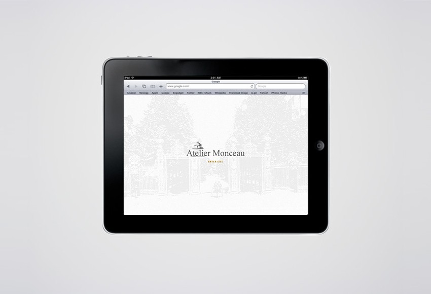 Atelier Monceau Website