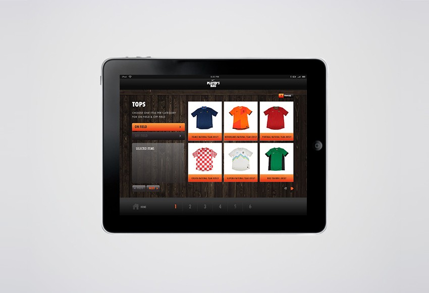 Nike Indonesia - Nike Players Bag (iPad Apps)